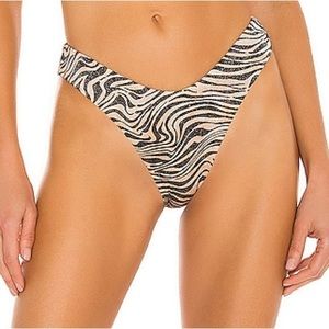 L*SPACE Cabana Bitsy Bikini Bottom in Animal Instinct